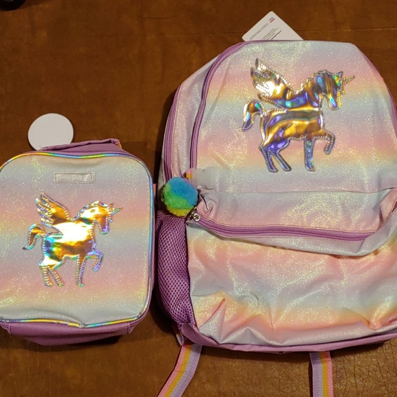 limited too unicorn backpack